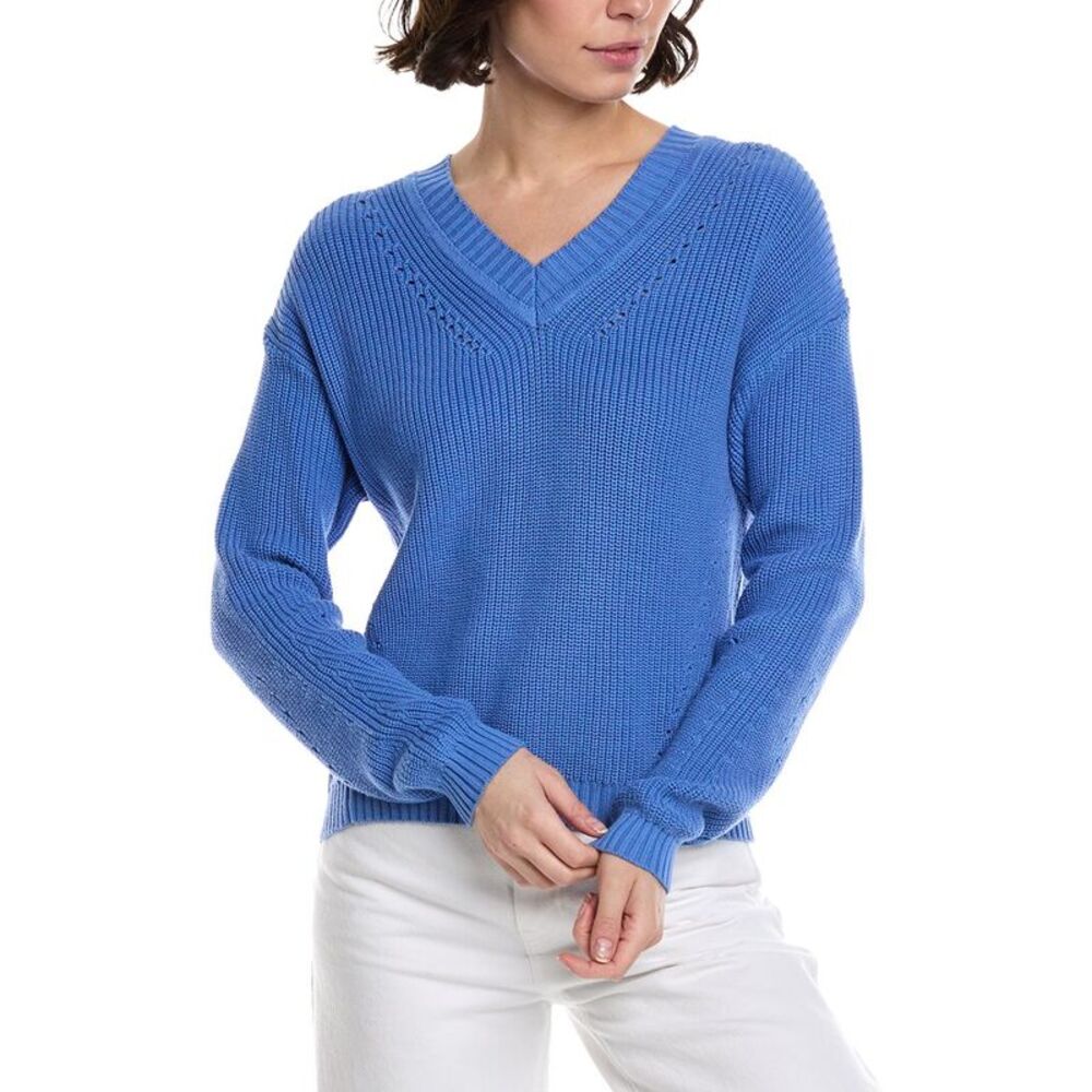 Metric Knits Womens  Pullover, Blue